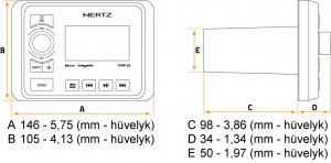 Hertz HMR 50 Hajós digitális médialejátszó